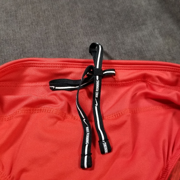 Nike Running Dri-Fit Red Black Diamond Striped Athletic Shorts Lined VG S - Picture 8 of 13